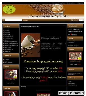 1000 Smakow Swiata - kawa z najlepszych plantacji