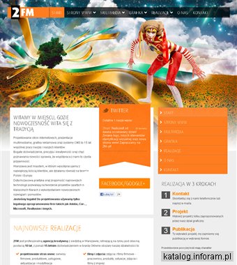 Projektowanie stron internetowych, prezentacje multimedialne, systemy CMS Warszawa.