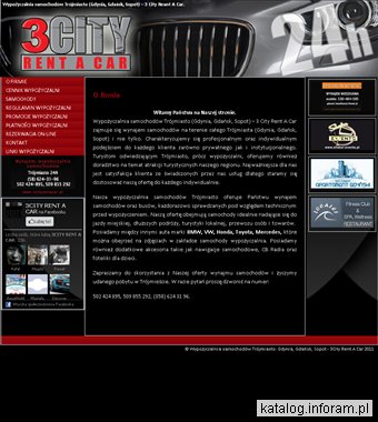 Wypożyczalnia, wynajem samochodów Trójmiasto