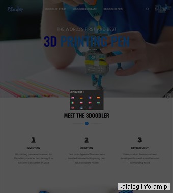 Długopis 3D z wkładami - 3doodler.pl