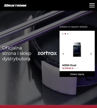 Drukarki 3d Zortrax - 3druktronik.com