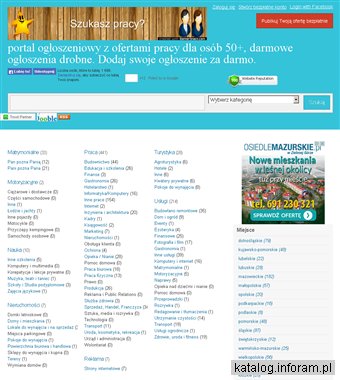 Bezpłatne anonse, ogłoszenia drobne