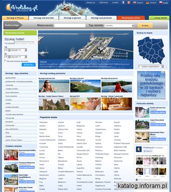 Noclegi w Polsce - rezerwacja on-line