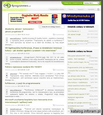Programowanie i projektowanie stron WWW - 4programmers.net