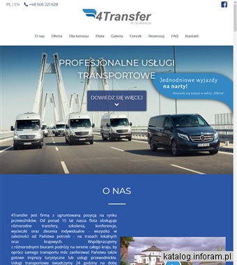 4transfer Kraków - transfery na lotnisko, wynajem busów i autobusów