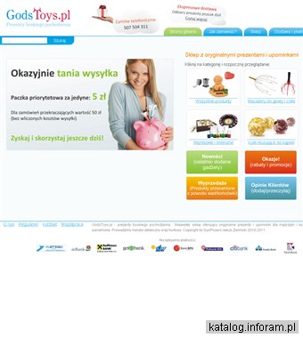 GodsToys.pl - Sklep internetowy z prezentami i gadżetami