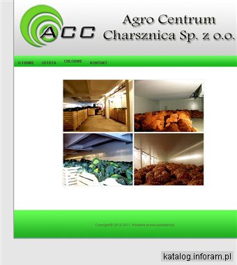 Grupa producentów warzyw AGRO-CENTRUM CHARSZNICA Sp. z o.o.