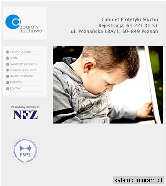 A APARATY SŁUCHOWE S.C. L. CHMILEWSKA, H. PALIWODA-ROJEWSKA badanie słuchu Poznań