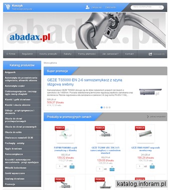 Okucia okienne - abadax.pl