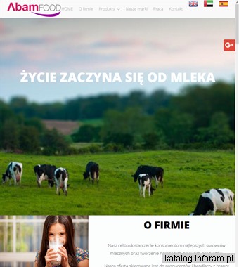 www.abamfood.pl Producent mleka w proszku