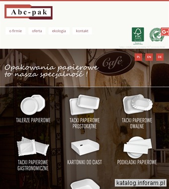 ABC-PAK tacki jednorazowe