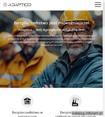 Adaptico Piotr Caputa - polski dystrybutor technologii BHP