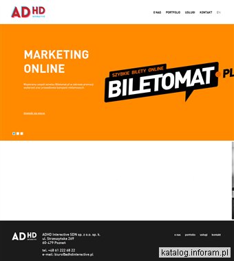 Agencja reklamowa ADHD Interactive, Poznań
