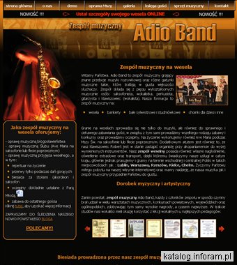 Wyjątkowy zespół na wesele ADIO BAND