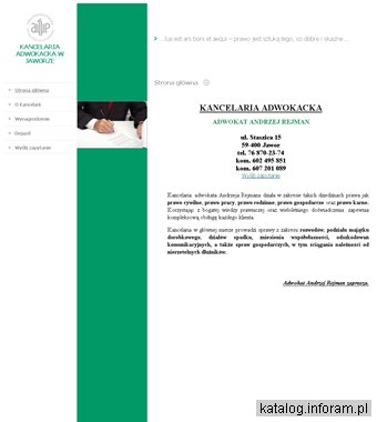 Kancelaria Adwokacka adwokat Andrzej Rejman