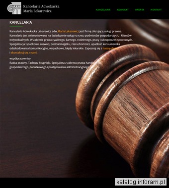 Kancelaria Adwokacka Maria Lekarewicz