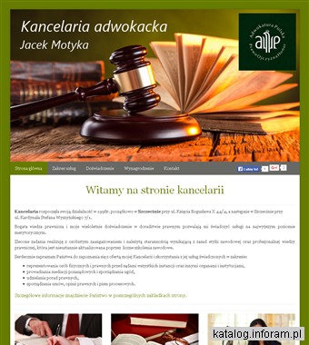 JACEK MOTYKA Adwokat szczecin prawo karne