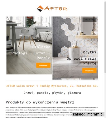 AFTER Salon paneli i glazury Kita Bogusław