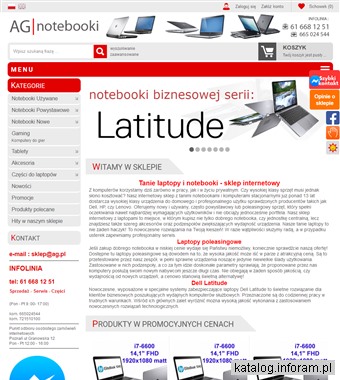 AG Notebooki - Laptopy używane, nowe, poleasingowe ag.pl