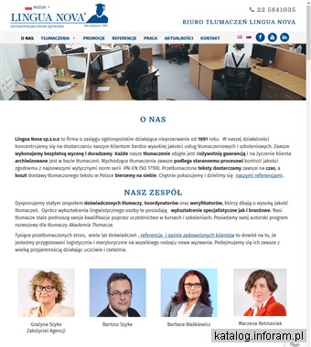 Biuro tłumaczeń Lingua Nova