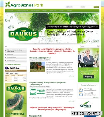 Internetowy portal rolniczy