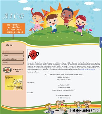 AICO artykuły dziecięce hurtownia