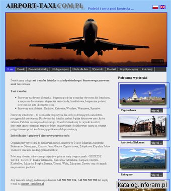 Taxi transfer lotnisko Balice