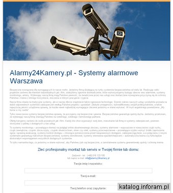 Montaż alarmów Warszawa