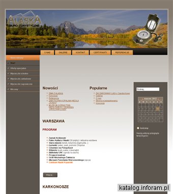 Biuro Turystyczne ALASKA – wycieczki szkolne, zakładowe, zagraniczne, wczasy krajowe i zagraniczne