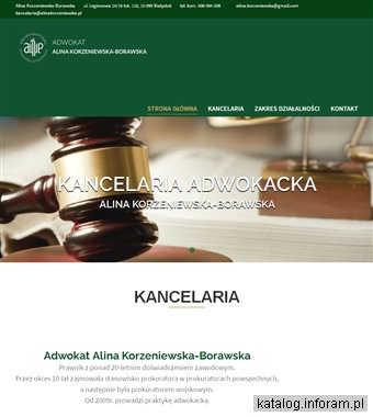 Kancelaria prawna Białystok - alinakorzeniewska.pl