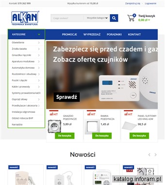 Hurtownia Elektryczna Alkan Technika Świetlna