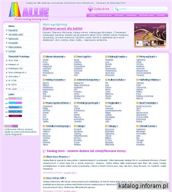 Katalog stron Allie