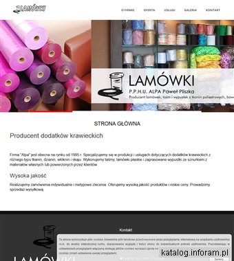 www.alpa-lamowki.pl lamówki