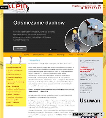 Odśnieżanie dachów ceny