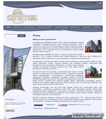 Alremex Opole - ślusarka aluminiowa i okna PCV