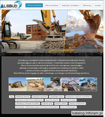 Alsbud Sp. z o. o. Usługi wodno-kanalizacyjne