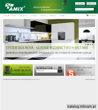 Amix sp.j. Konik, Bietkał systemy drzwi przesuwnych