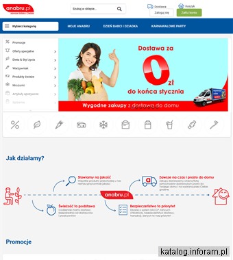 Sklep spożywczy online - anabru.pl