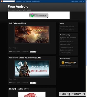 Free Android - darmowe gry i aplikacje na system Android