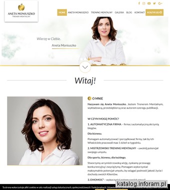 Trener Mentalny i Biznesu Aneta Moniuszko