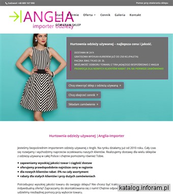 Anglia-importer.pl - odzież używana z Anglii
