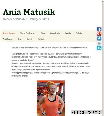 Ania Matusik Indywidualny Trener