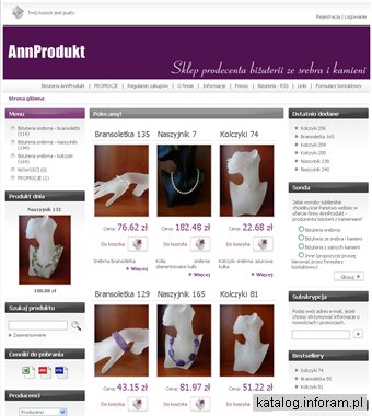 Srebrna bizuteria - annprodukt.pl