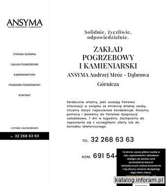 ANSYMA Zakład Pogrzebowy i Kamieniarski