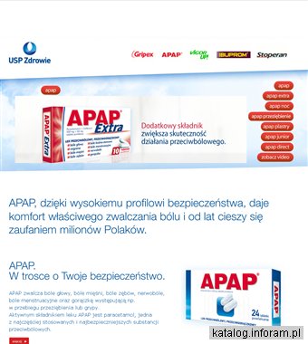 APAP.PL - pokonaj ból i gorączkę