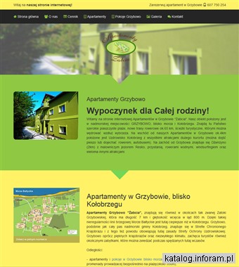 Pokoje w kołobrzegu, Grzybowo Pensjonat Żabcia
