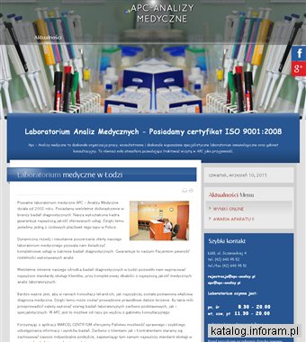 APC ANALIZY MEDYCZNE laboratoria Łódź
