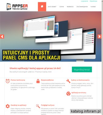 Appser.pl - Platforma do tworzenia aplikacji na Android, iPhone, iPad oraz Windows 8