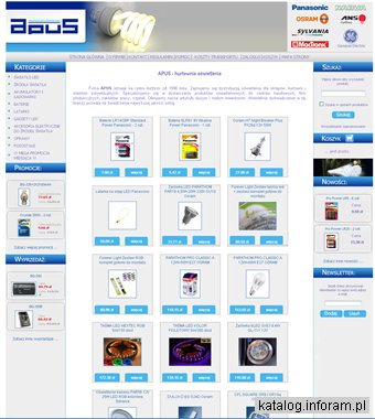 Apus - hurtownia oświetlenia