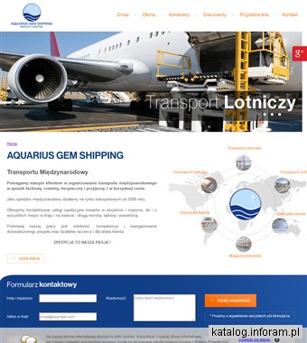 AQUARIUS GEM SHIPPING transport multimodalny kolejowy